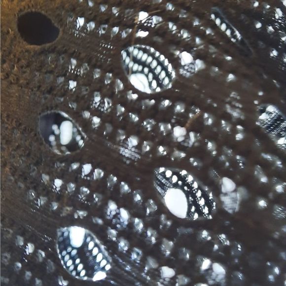 Joe B Eyelet Skirt Mini Black Size Medium - Picture 5 of 9